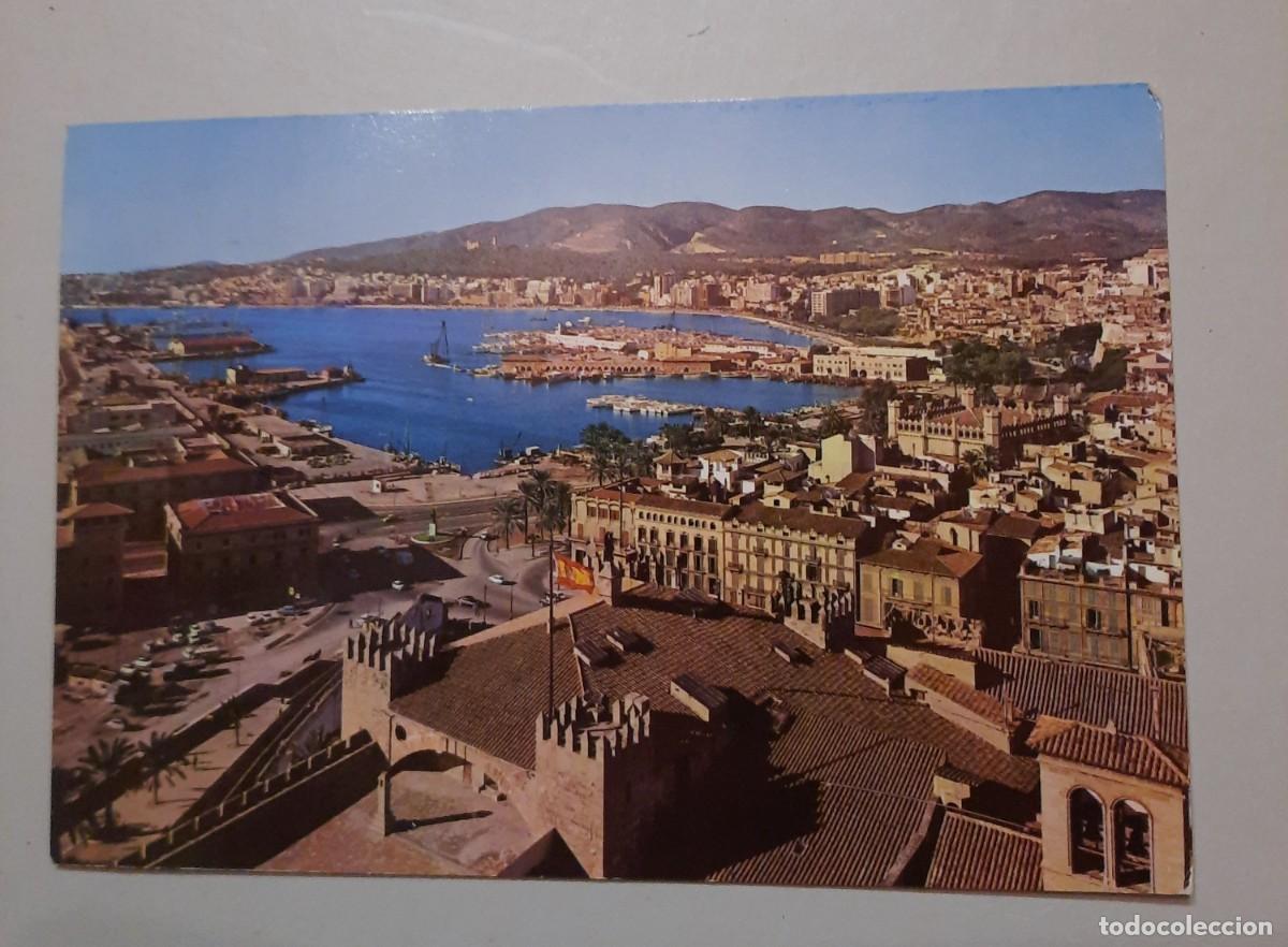 Cartoline: 1967 El puerto desde la Cathedral Palma de Mallorca