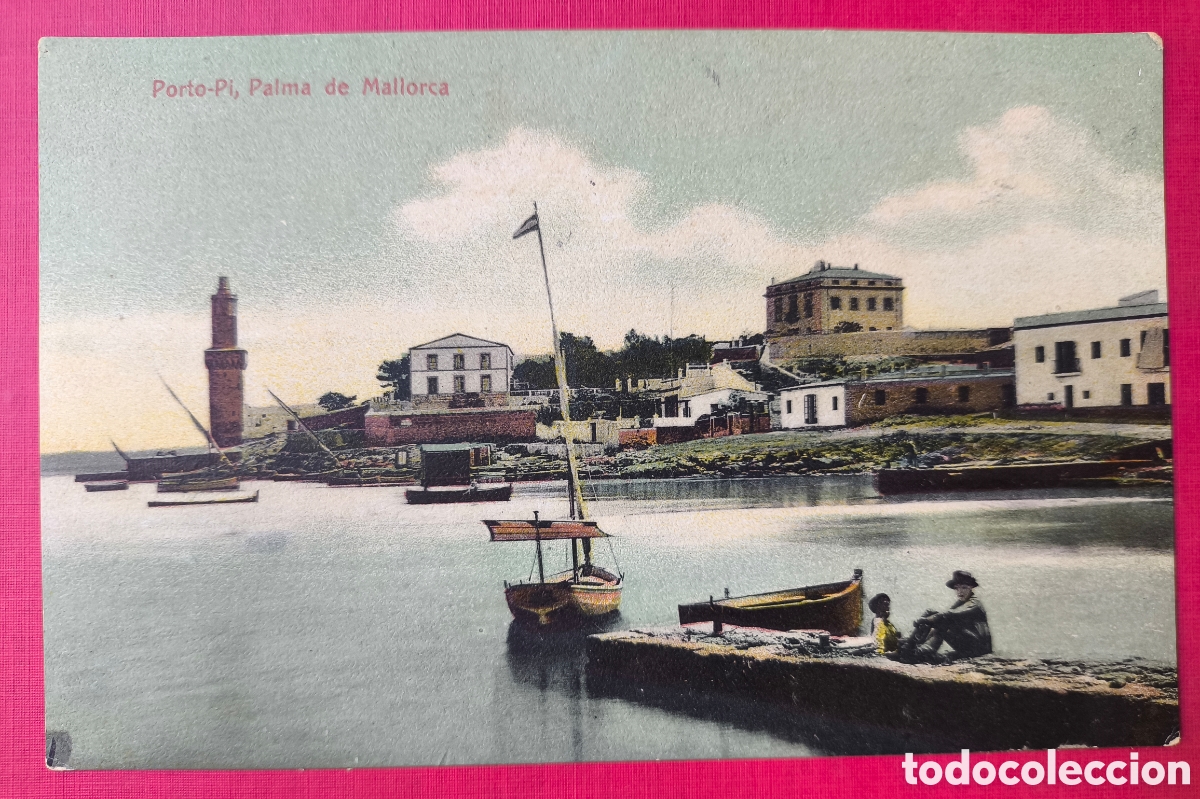 Postales: PALMA PORT P&Iacute; POSTAL A COLOR FOTOTIPIA J. TOUS BALEARS C. 1915