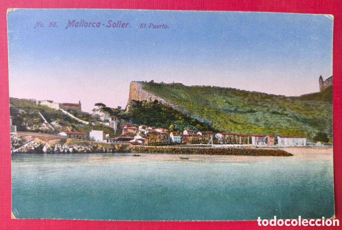 Postales: S&Oacute;LLER PORT POSTAL A COLOR FOTOTIPIA AM BALEARS C. 1920