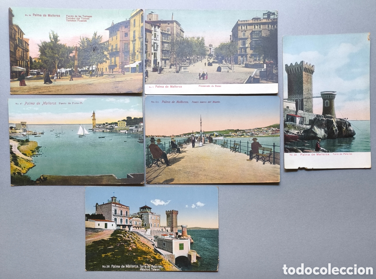Postales: PALMA POSTAL LOTE 6 BALEARS C. 1920
