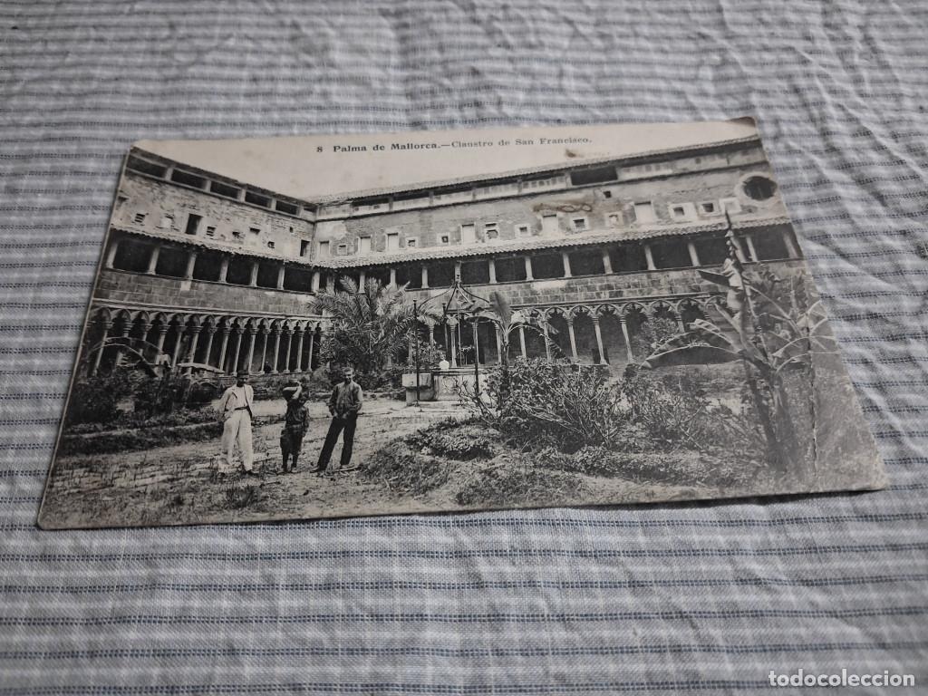 Postales: Postal antigua Mallorca. Palma. Claustro de San Francisco. Lacoste 8. Dorso dividido.