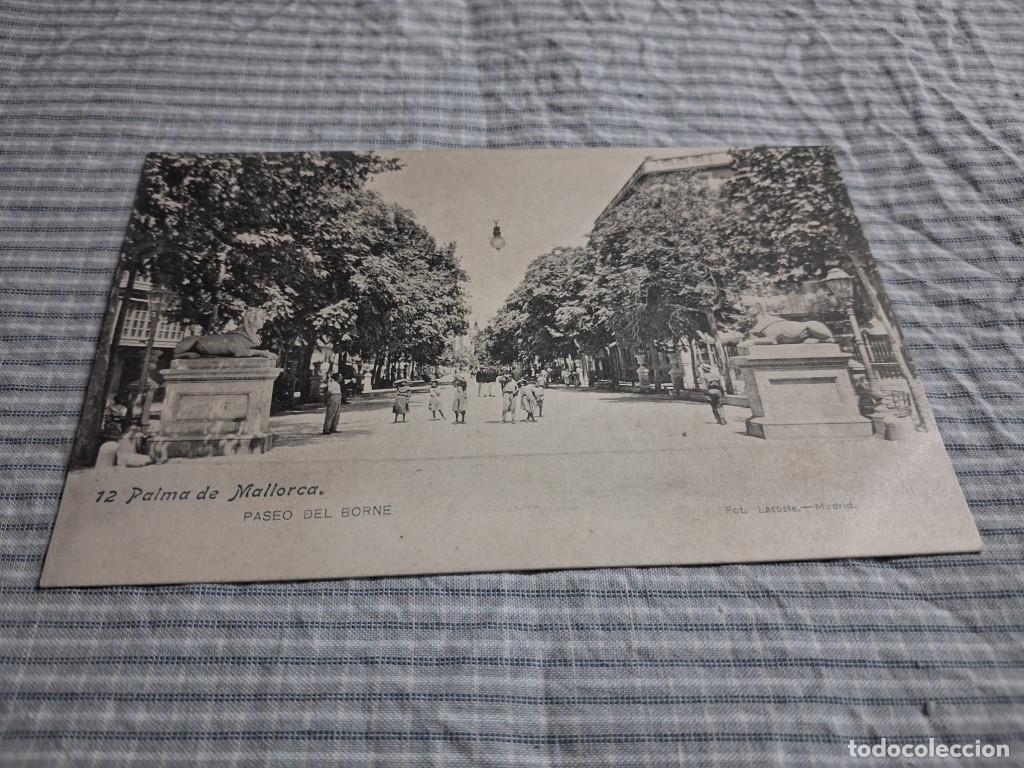 Postales: Postal antigua Mallorca. Palma. Paseo del Borne. Lacoste 12. Dorso sin dividir