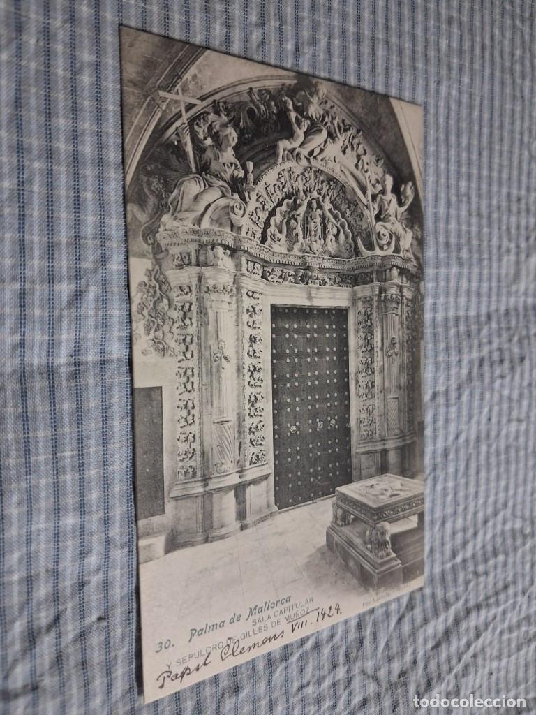 Postales: Postal antigua Mallorca. Palma. Catedral sala Capitular y sepulcro de Gilles de Mu&ntilde;oz. Lacoste 30.