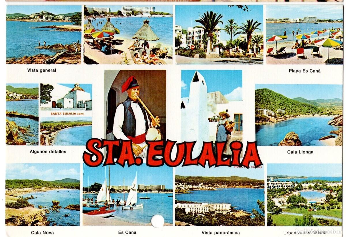 Postales: POSTAL IBIZA, SANTA EULALIA DEL RIO (CIRCULADA)