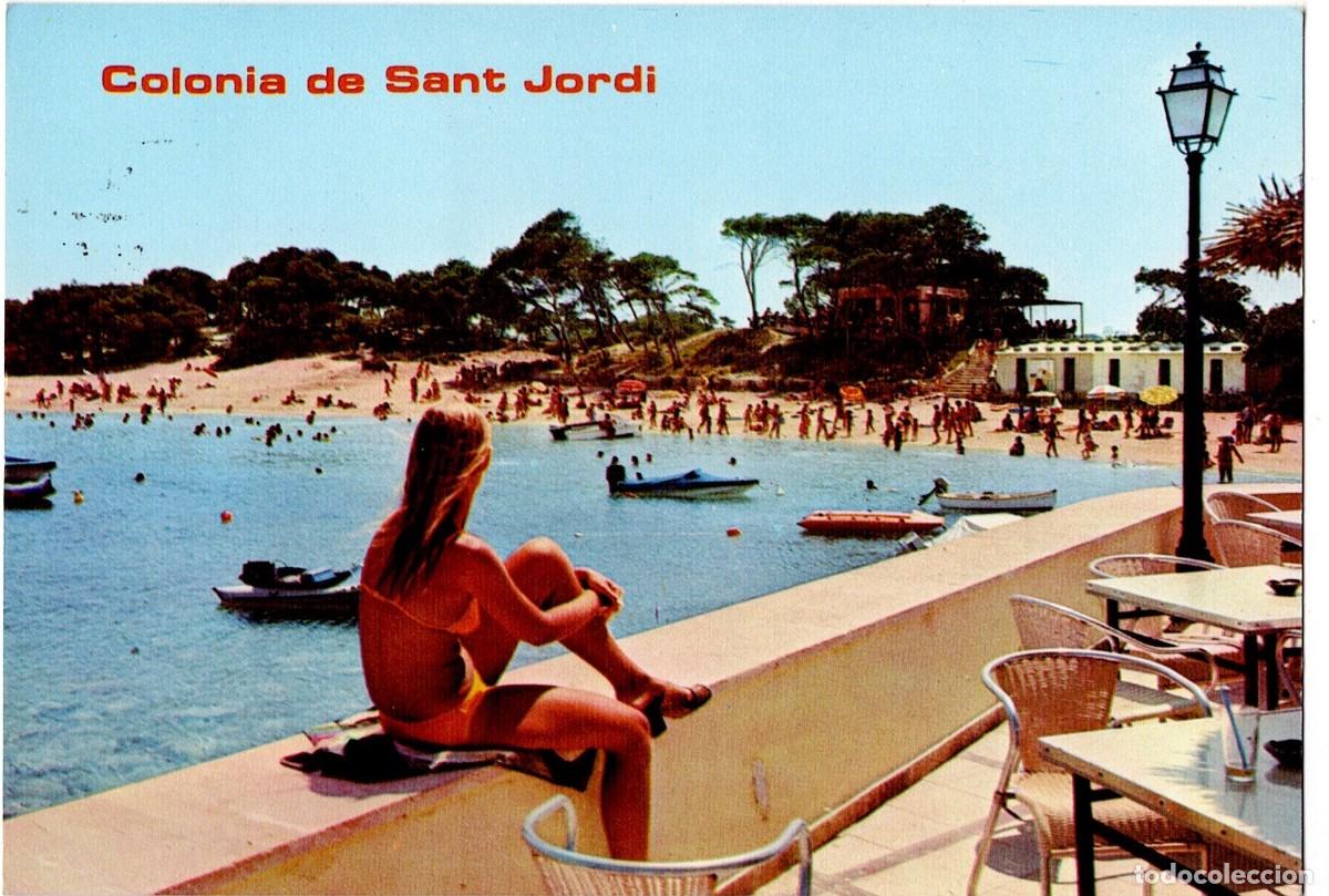 Postales: POSTAL MALLORCA, COLONIA DE SANT JORDI (CIRCULADA)