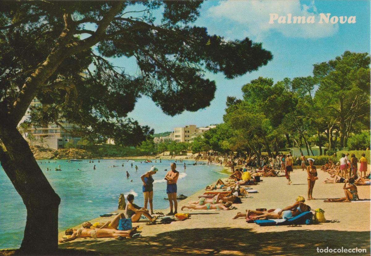 Cartes Postales: MALLORCA, PALMA NOVA, DETALLE DE LA PLAYA - FOTO PLANAS N&ordm;3318 - S/C