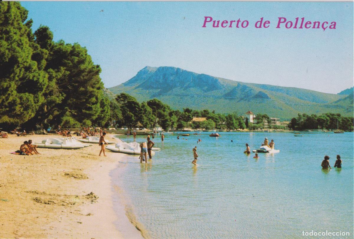 Cartes Postales: MALLORCA, PUERTO DE POLLENSA, DETALLE PLAYA - ED.BOHIGAS 1137/1 - S/C