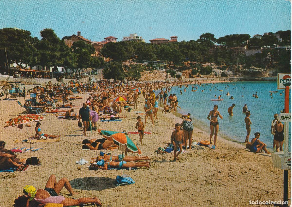 Postales: MALLORCA, PORTO CRISTO, VISTA PARCIAL PLAYA - FOT.CAMPA&Ntilde;&Aacute; N&ordm;611 - EDITADA EN 1969 - S/C