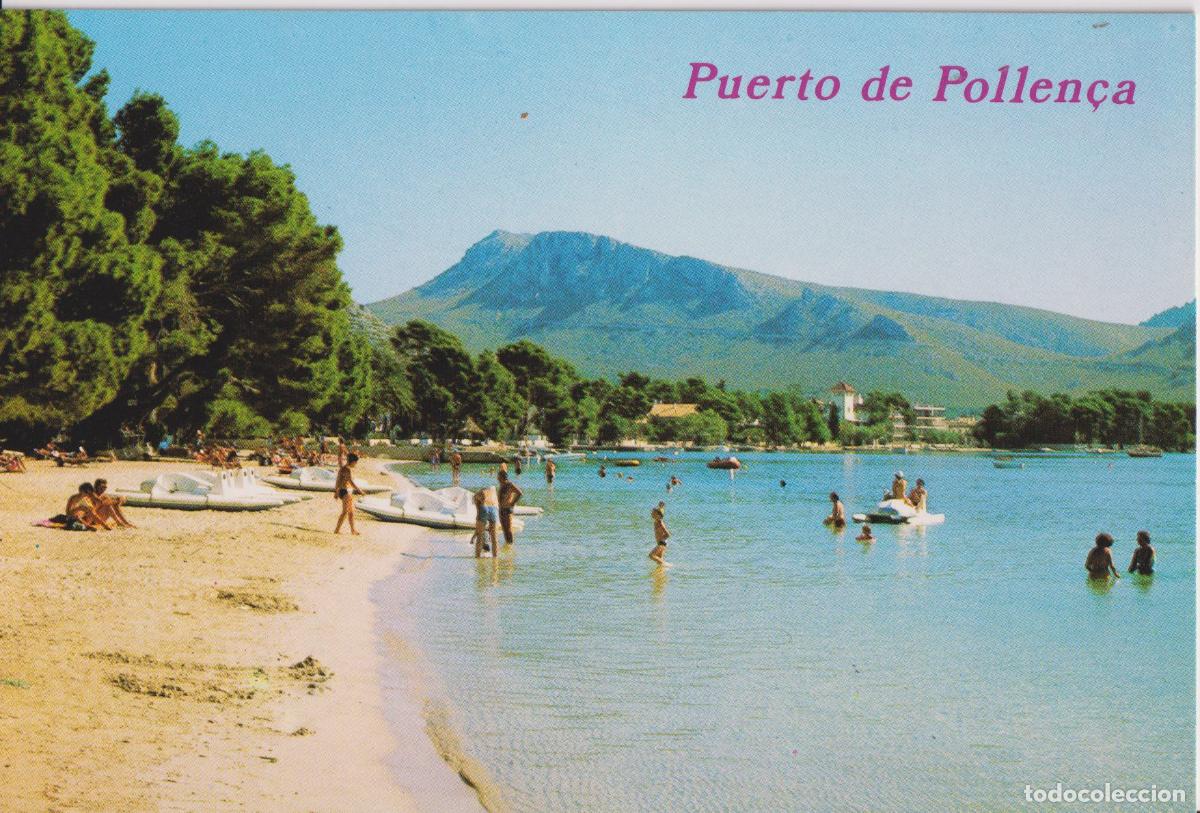 Cartoline: MALLORCA, PUERTO DE POLLENSA, DETALLE PLAYA - ED.BOHIGAS 1137/1 - S/C