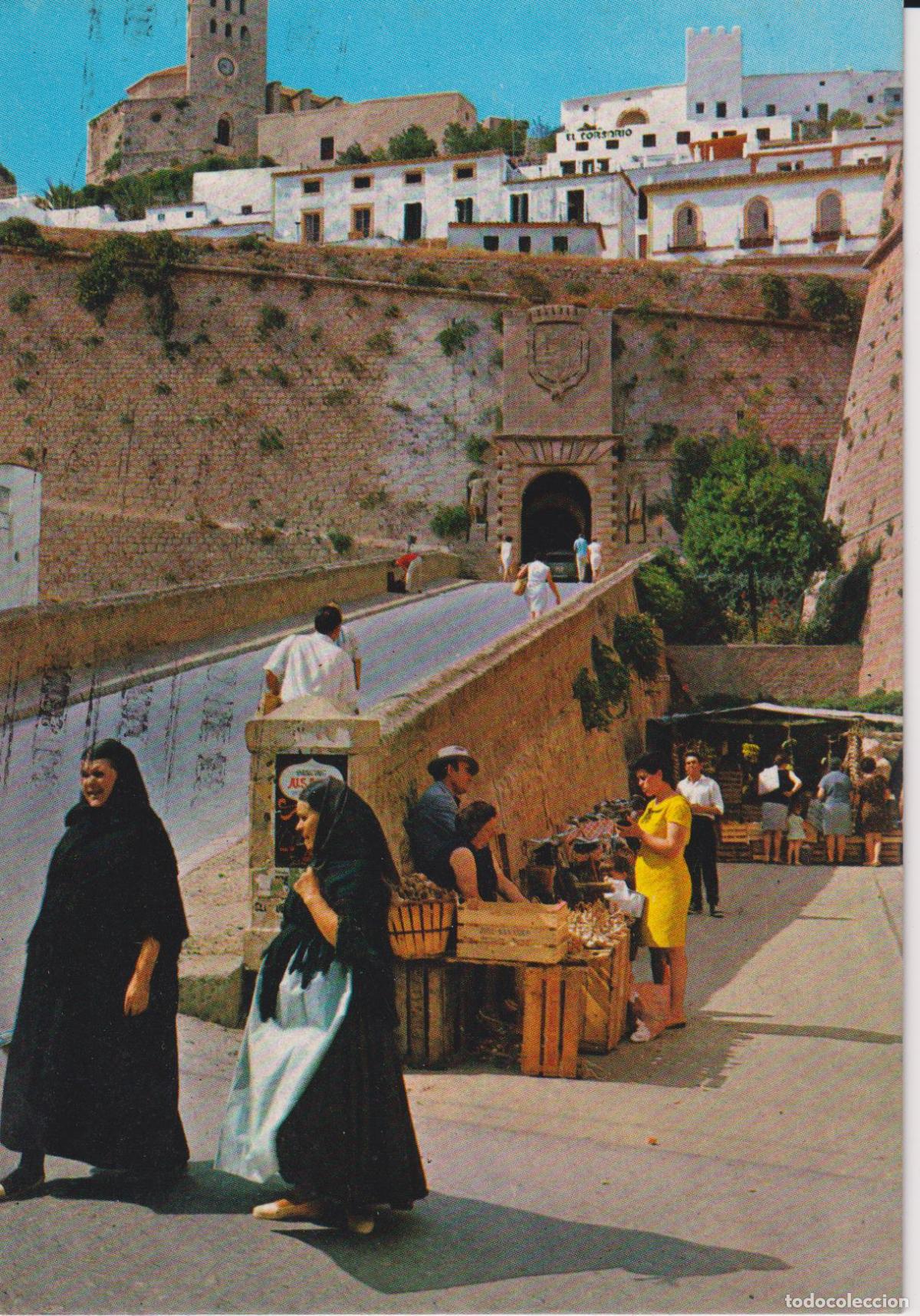 Cartoline: IBIZA, CIUDAD, MURALLAS Y CATEDRAL - TONI RIBAS N&ordm;242 - CIRCULADA