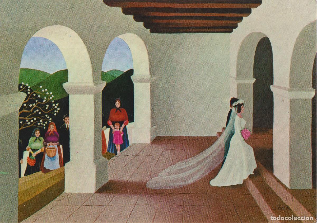 Cartoline: POSTAL IBIZA, PINTURA AL OLEO - AUTOR: UTAW - PIC N&ordm;215 - S/C