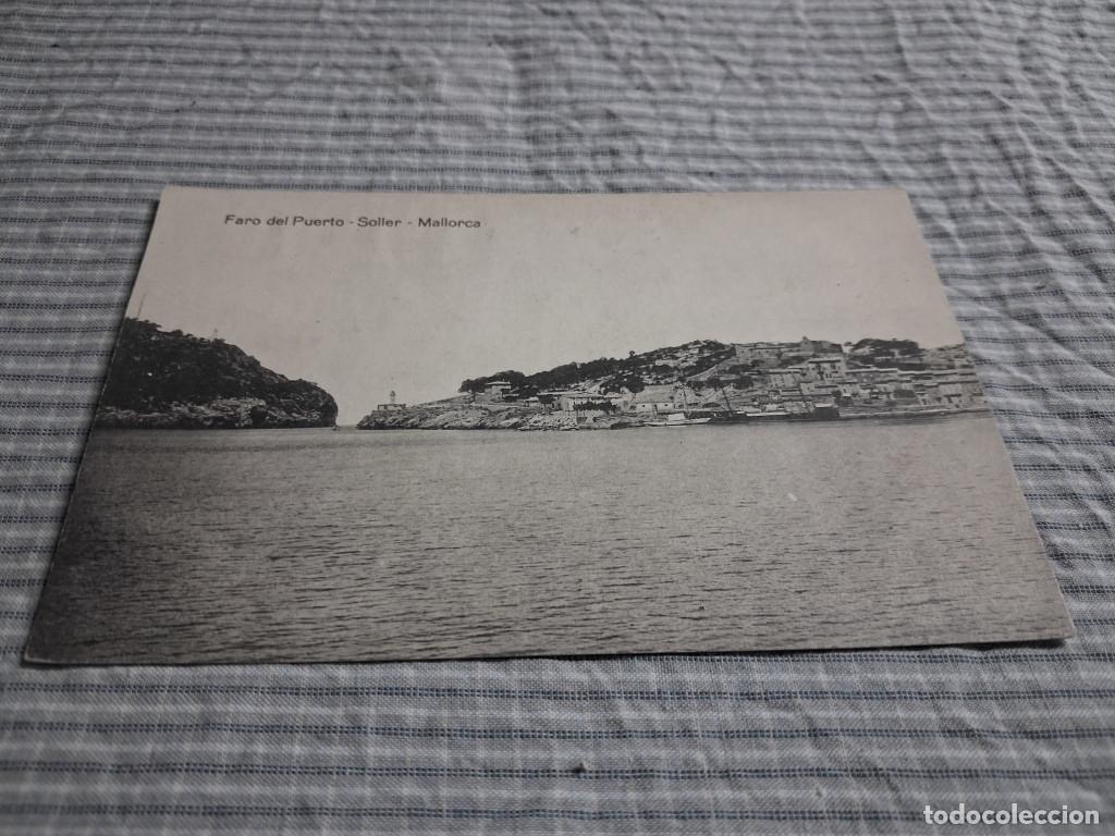 Postales: Postal antigua Mallorca. Faro del Puerto de S&oacute;ller