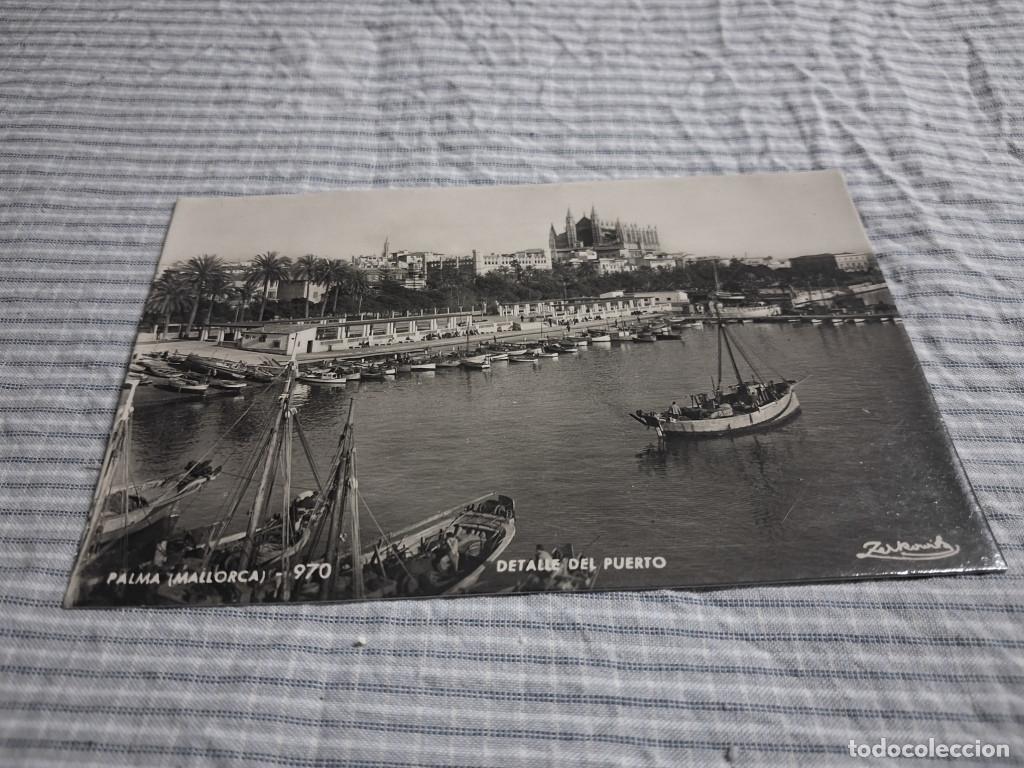 Cartoline: Postal antigua Mallorca. Palma. Detalle del Puerto