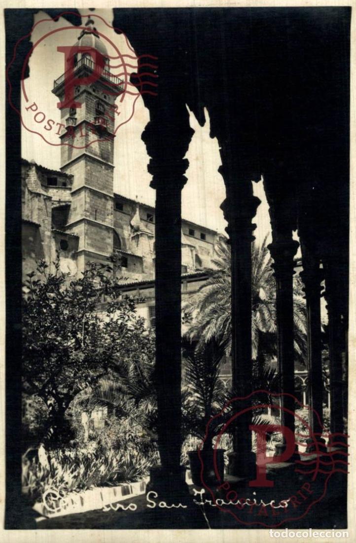 Postcards: PALMA DE MALLORCA. CLAUSTRO SAN FRANCISCO. RPPC. FOTOGRAFICA.