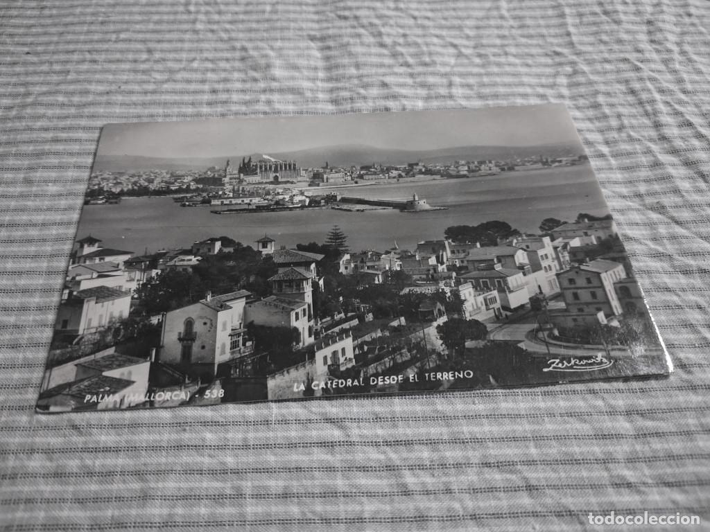 Cartoline: Postal antigua Mallorca. Palma. La Catedral desde el Terreno. Circulada