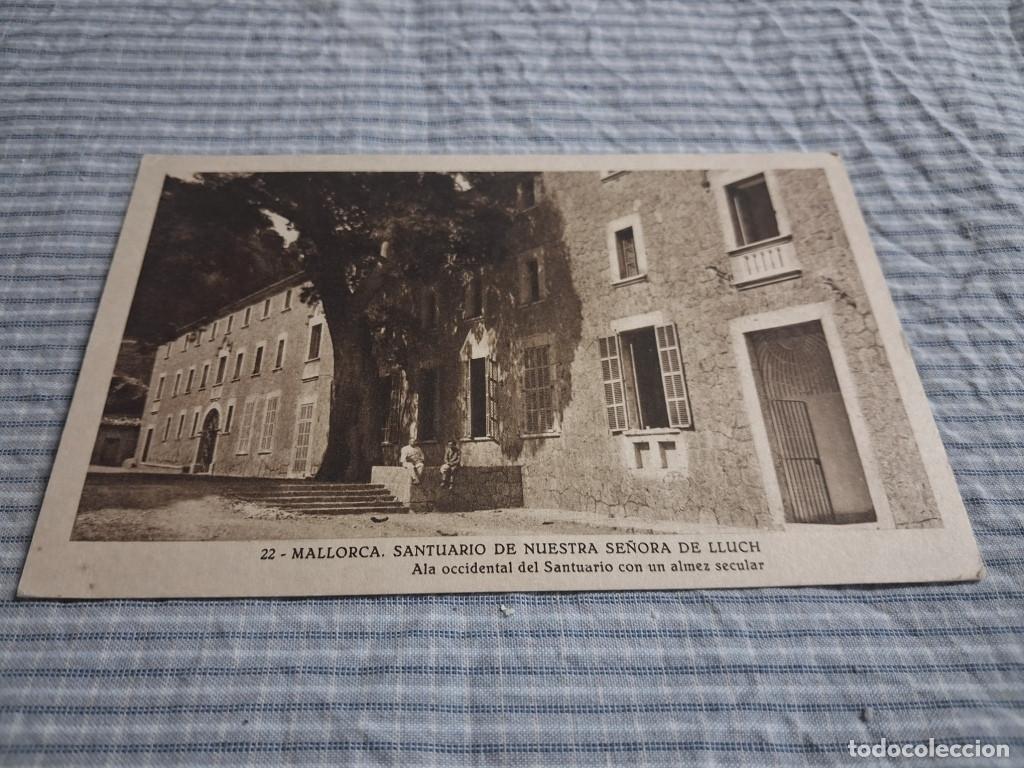 Postales: Postal antigua Mallorca. Lluch. Ala occidental del Santuario. Mumbru N&ordm; 22.