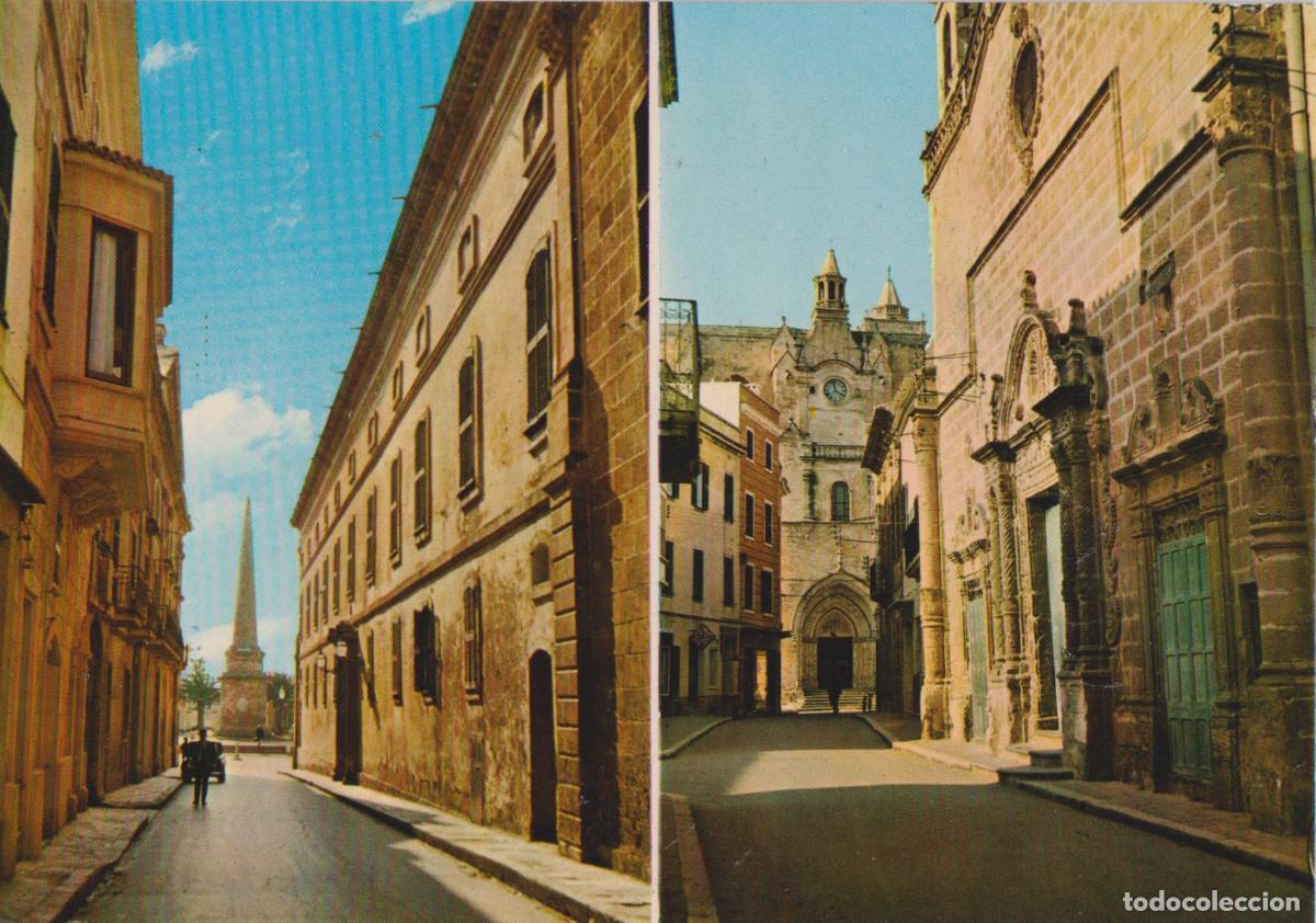 Postkarten: MENORCA, CALLE MAYOR DEL BORNE, CALLE ROSARIO - EDICIONES HERNANDO N&ordm;23 - S/C