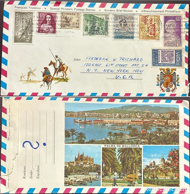 Postales: MI) CIRCA 1970 SPAIN, SLOGAN CANCELLATION, AIRMAIL,PANORAMIC VIEWS OF PALMA DE MALLORCA, WITH MULTIP