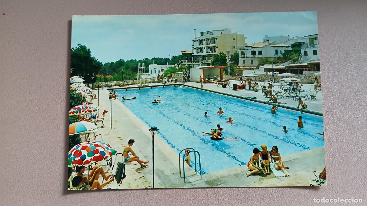Postcards: POSTAL ANIMADA MALLORCA PISCINA HOTEL IMPALA SON MATET CALA MAYOR ICARIA N&ordm; 545 1965 S/C