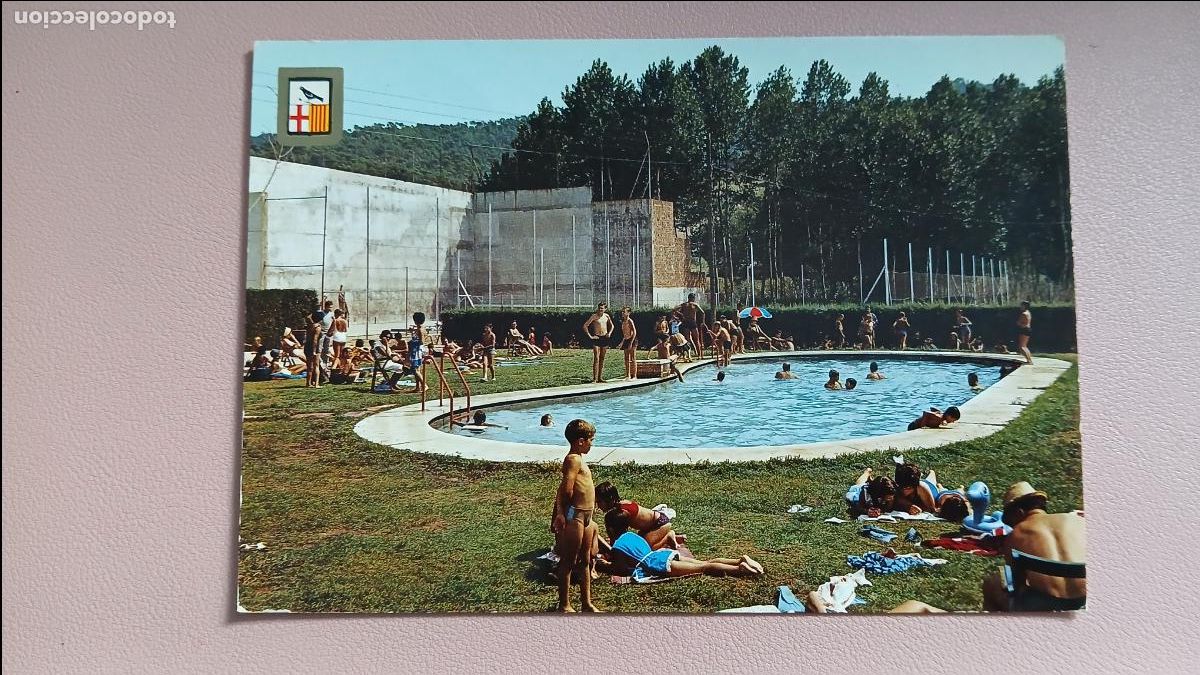 Cartes Postales: POSTAL ANIMADA LLINARS LLINAS VALLES PISCINA - ESCUDO DE ORO N&ordm; 2547 CIRCULADA