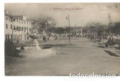 Postcards: ANTIGUA POSTAL 1 MAHON PASEO DE ISABEL II ED B TUDURI