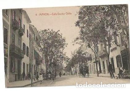 Postais: ANTIGUA POSTAL 4 MAHON CALLE DOCTOR ORFILA ED B TUDURI