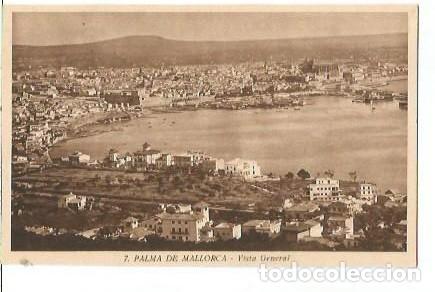 Postkarten: ANTIGUA POSTAL 7 PALMA DE MALLORCA VISTA GENERAL HUECOGRABADO MUMBRU