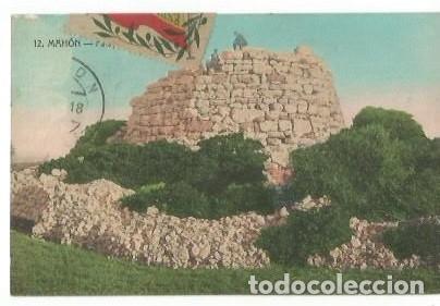 Postcards: ANTIGUA POSTAL 12 MAHON EDITOR BARTOLOME TUDURI FOTP&Igrave;A CASTA&Ntilde;EIRA Y ALVAREZ