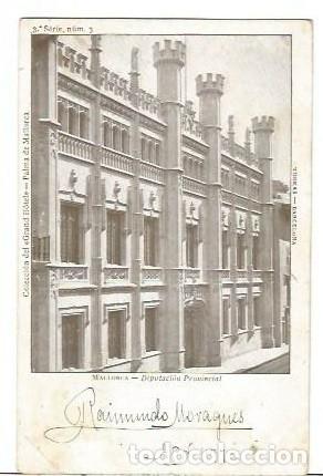 Postales: ANTIGUA POSTAL COLECCION DEL GRAND HOTEL PALMA DE MALLORCA 3&ordf; SERIE NUM 3 MALLORCA DIPUTACION PROVIN
