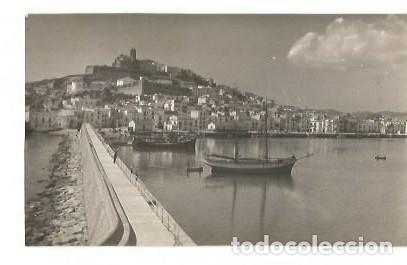 Postales: ANTIGUA POSTAL IBIZA LA CIUDAD Y EL PUERTO