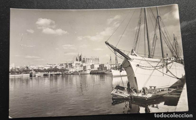 Cartes Postales: PALMA, MALLORCA, VISTA PARCIAL DEL PUERTO, POSTAL ANTIGUA