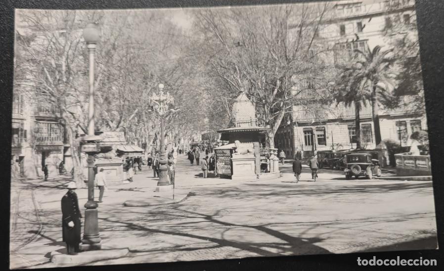 Cartes Postales: PALMA, MALLORCA, GLORIETA Y PASEO DEL GENERALISIMO, POSTAL ANTIGUA