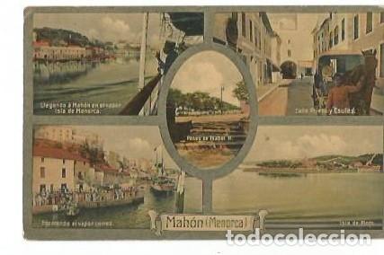 Postales: ANTIGUA POSTAL MAHON MENORCA EDITEUR JUAN CURSACH CIRCULADA A FRANCIA