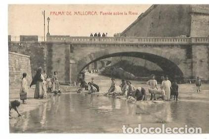 Postales: ANTIGUA POSTAL PALMA DE MALLORCA PUENTE SOBRE LA RIERA 7134 FOTOTIPIA THOMAS
