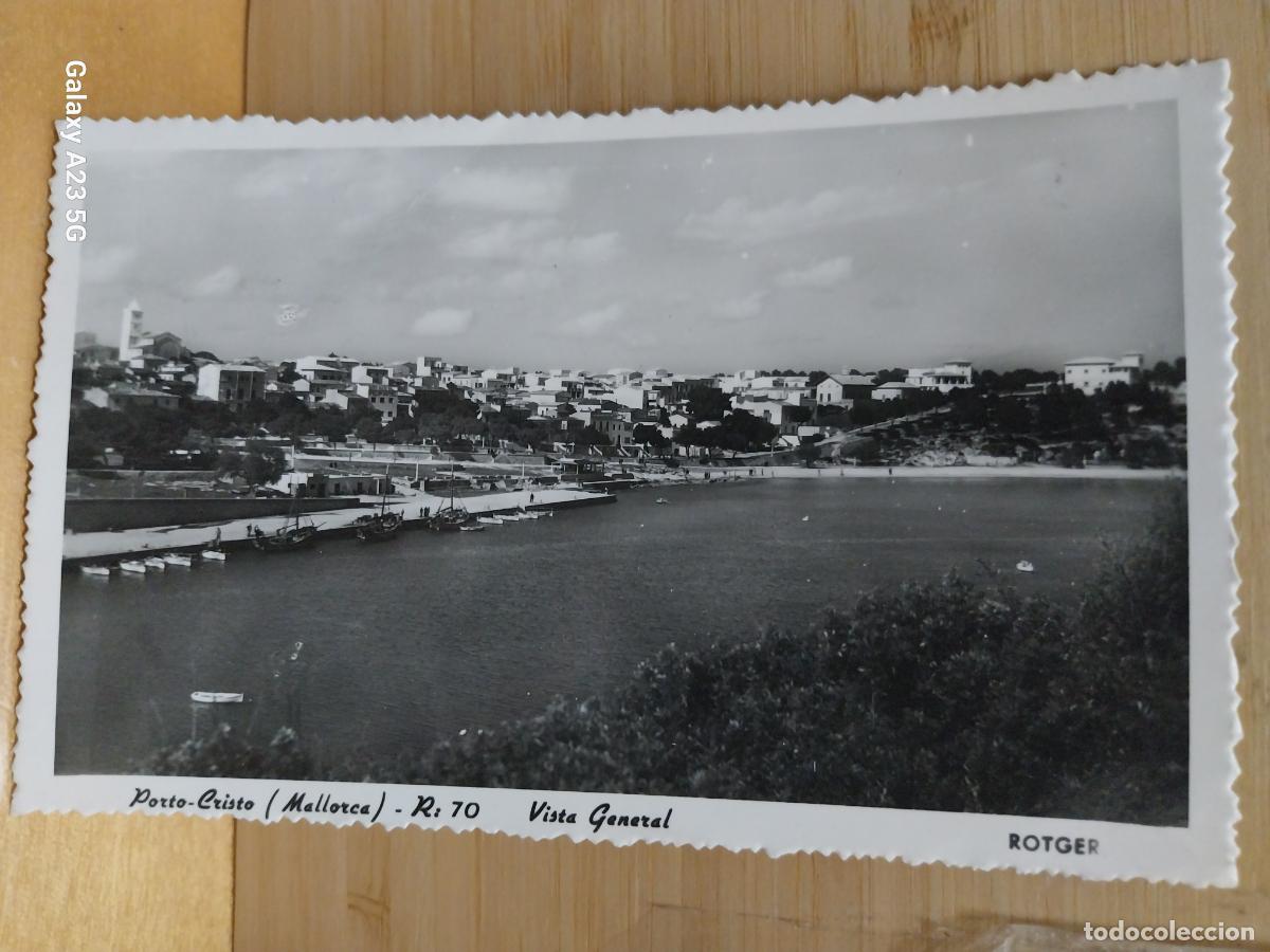 Postales: PORTO CRISTO MALLORCA ED ROTGER 70 CIRCULADA A&Ntilde;O 1952