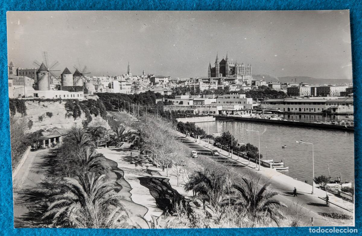 Postais: RW POSTAL PALMA DE MALLORCA VISTA DE LA CATEDRAL Y PASEO MARITIMO P2072