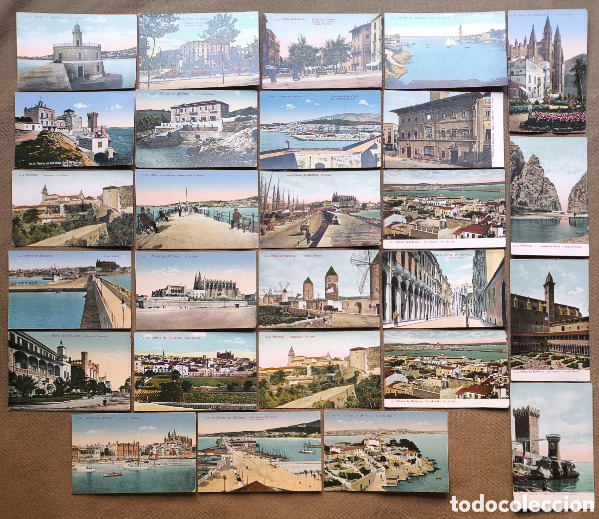 Postales: BALEARS PALMA POSTAL A COLOR LOTE 27 C. 1915 - 1920