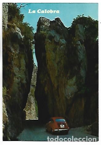 Postales: DETALLE DE LA CARRETERA.- LA CALOBRA / MALLORCA