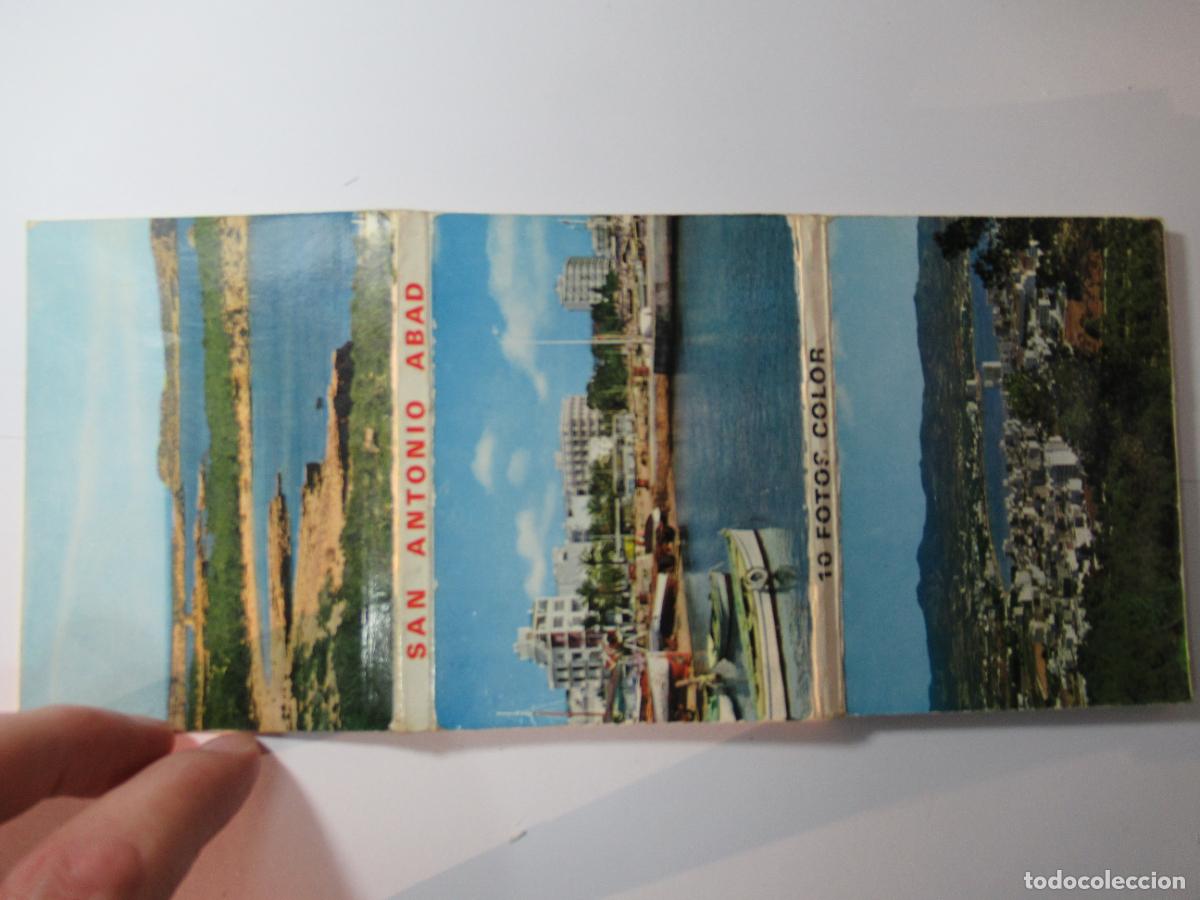 Postales: Bloc San Antonio Abad - Ibiza - 10 mini postales en acorde&oacute;n