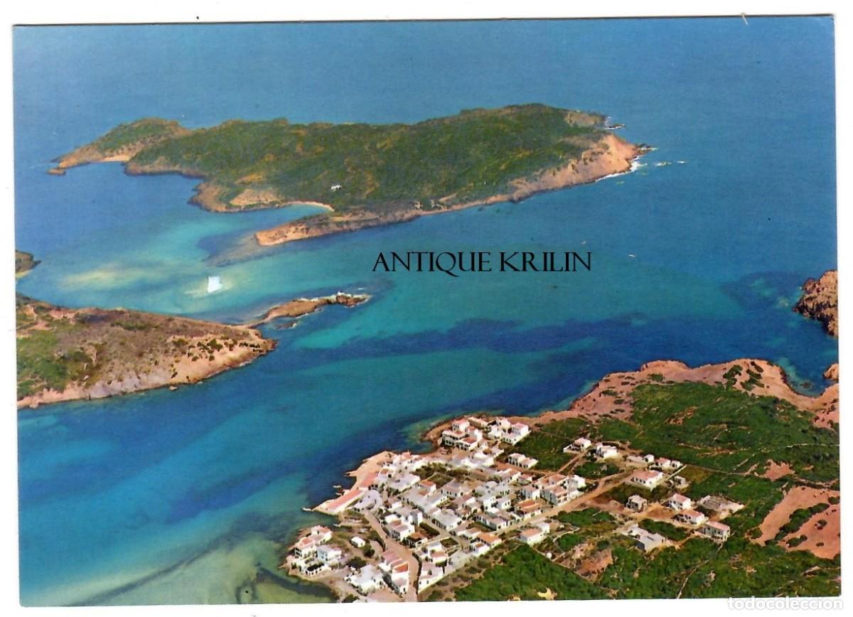 Postales: MENORCA N&ordm; MH 9047 PLAYA ES GRAO AL FONDO ISLA D'EN COLOM / INTER. COLOR / SIN FRANQUEAR