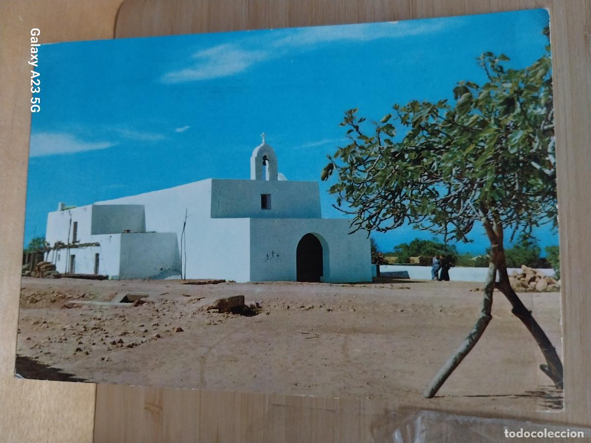 Postales: FORMENTERA BALEARES IGLESIA DE LA MOLA ED CAMPA&Ntilde;A 3654 ESCRITA A&Ntilde;O 1965