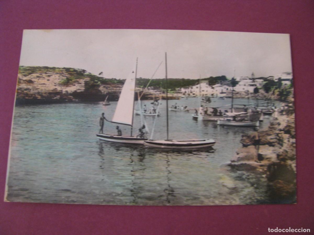 Postales: POSTAL FOTOGRAFICA DE SAN LUIS (MENORCA). CALA ALCAUFAR. CIRCULADA