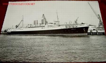 Postales: ANTIGUA POSTAL ORIGINAL DEL BARCO BERLIN - Foto 1