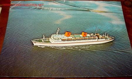 Postales: ANTIGUA POSTAL DEL BARCO EUROPA - Foto 1