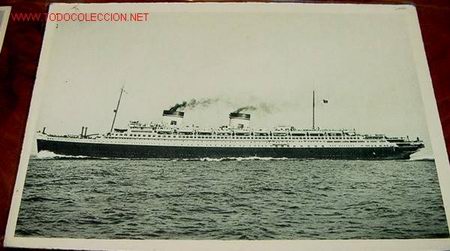 Postales: ANTIGUA POSTAL DE EL BARCO REX - Foto 1