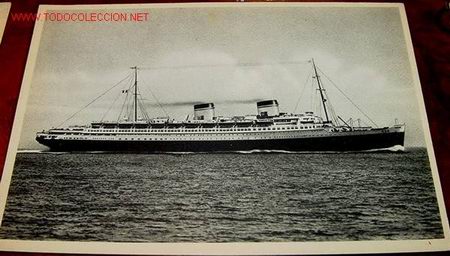 Postales: ANTIGUA POSTAL DE EL BARCO REX - Foto 1
