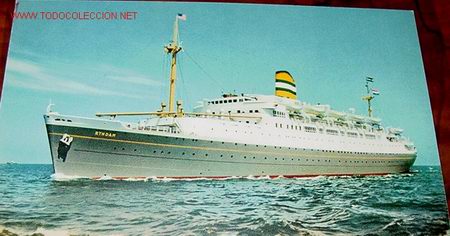 Postales: ANTIGUA POSTAL DEL TRASATLANTICO RYNDAM - Foto 1