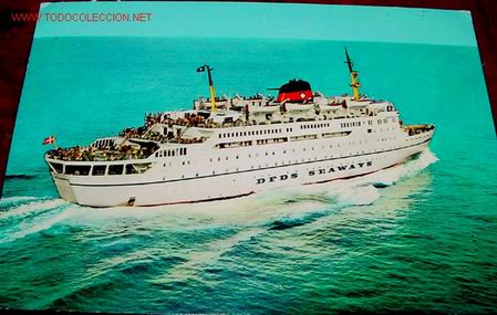 Postales: ANTIGUA POSTAL DE EL BARCO DANA CORONA - Foto 1