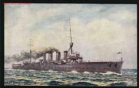 Postales: H.M.A.S. SYDNEY - Foto 1