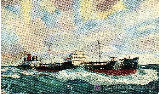 Postales: Postal de Barco S.S.BRADFORD ISLAND - Foto 1